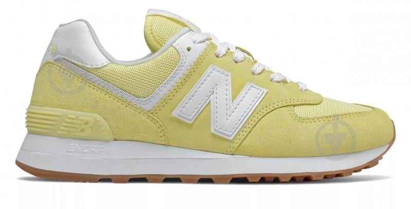 Кросівки жіночі демісезонні New Balance WL574PK2 р.39 жовті - фото 1