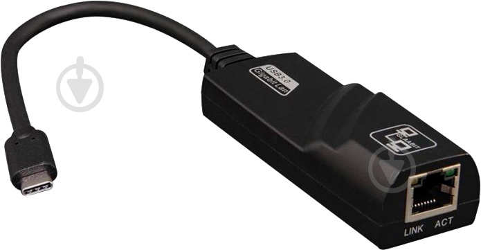 Адаптер Frime NCF-USBCGBLAN21 с USB TYPE-C на GIGABIT ETHERNET RTL8153 - фото 1