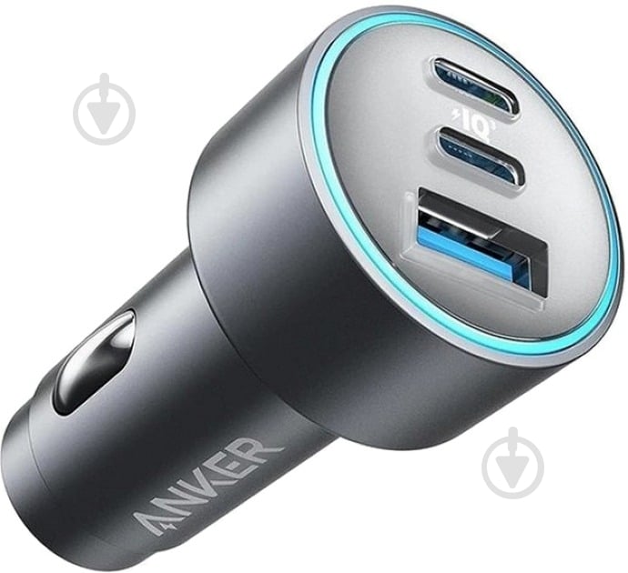 Автомобильное зарядное устройство Anker PowerDrive 325 – 67W PD + 22.5W USB-A Black (A2731HA1) - фото 1