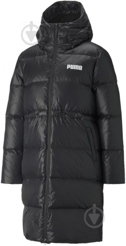 Пальто Puma Adjustable Down Coat 58772901 р.2XS черный - фото 1