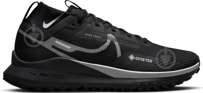 Кросівки чоловічі демісезонні Nike REACT PEGASUS TRAIL 4 GORE-TEX DJ7926-001 р.48,5 чорні - фото 1