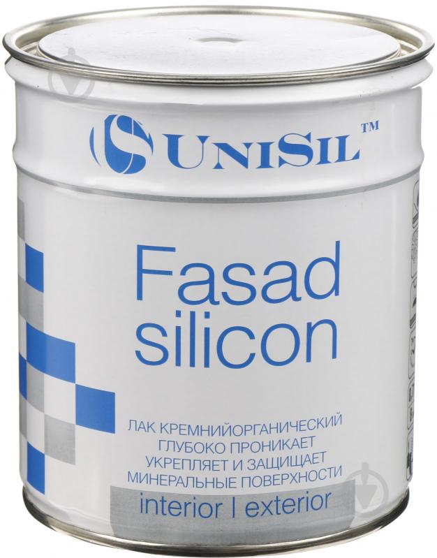 Лак кремнийорганический Fasad silicon UniSil полуглянец 0,7 л прозрачный - фото 1