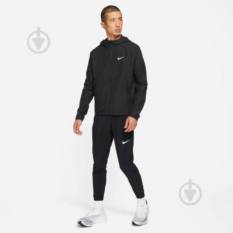 Вітрівка чоловіча демісезонна Nike M NK RPL MILER JKT DD4746-010 р.2XL чорна - фото 7