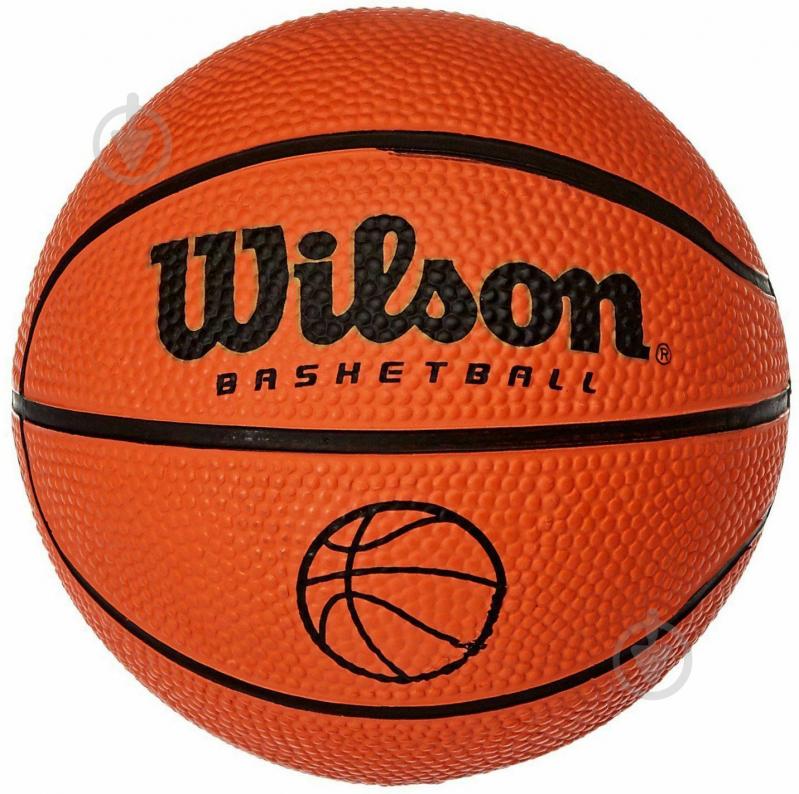 ᐉ Баскетбольный мяч Wilson MICRO B1717 р. 1 коричневый • Купить в Киеве ...