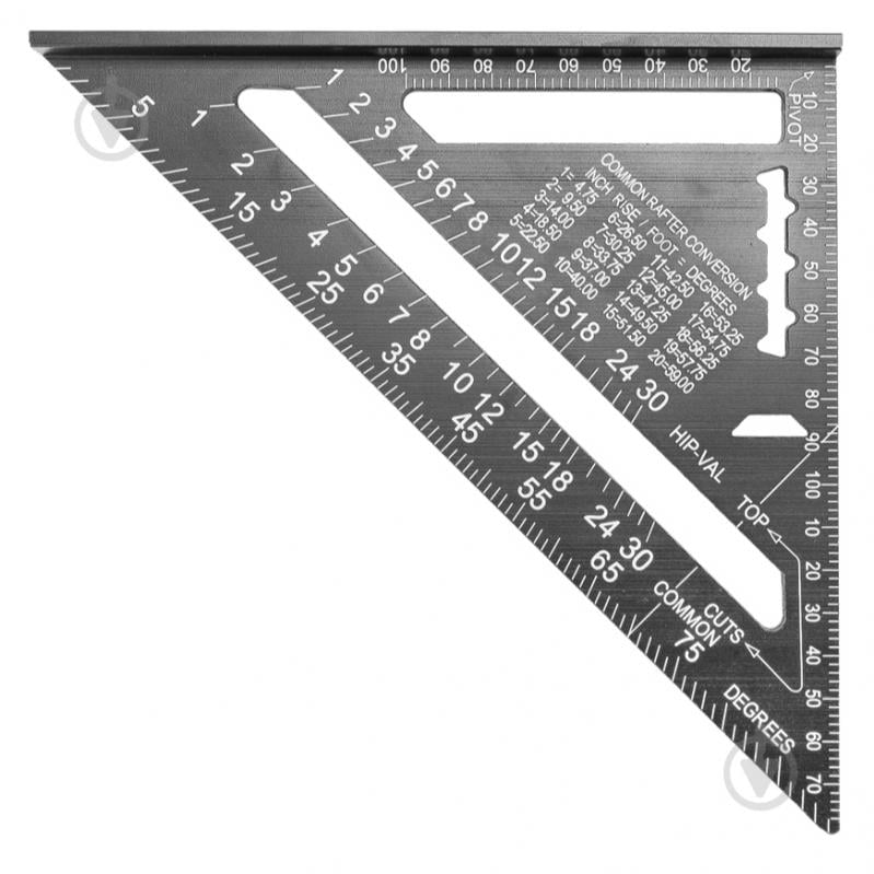 Кутник MasterTool 180 мм 30-3518 - фото 1