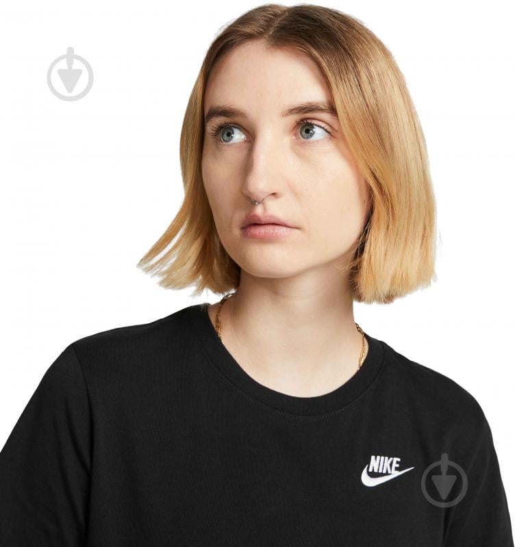 Футболка Nike W NSW CLUB SS TEE DX7902-010 р.XS чорний - фото 3