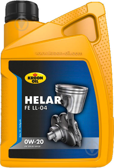 Моторне мастило KROON OIL Helar FE LL-04 0W-20 5 л (32498) - фото 1