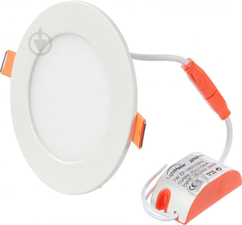 Світильник вбудовуваний (Downlight) LightMaster LED із драйвером у комплекті 10 Вт 4000 К білий AL605 10W - фото 3