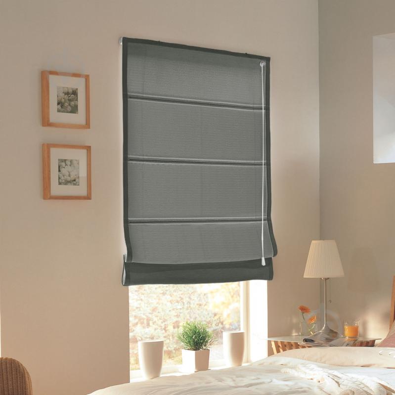 Римская штора Rollotex ASTI 70x160 см Антрацитовый - фото 1 Римская штора Rollotex ASTI 70x160 см Антрацитовый - фото 1
