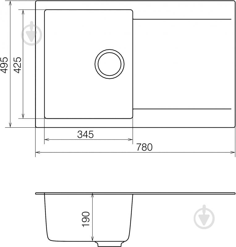 Мойка для кухни Vankor Orman OMP 02.78 Chocolate - фото 5
