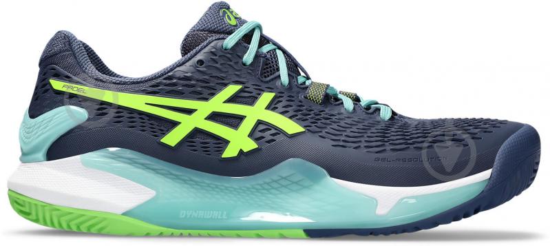 Кроссовки мужские демисезонные Asics GEL-RESOLUTION 9 PADEL 1041A334_402 р.44 синие - фото 1