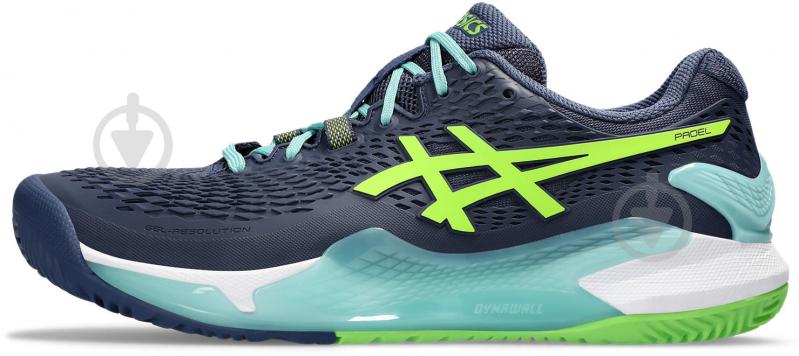 Кроссовки мужские демисезонные Asics GEL-RESOLUTION 9 PADEL 1041A334_402 р.44 синие - фото 3