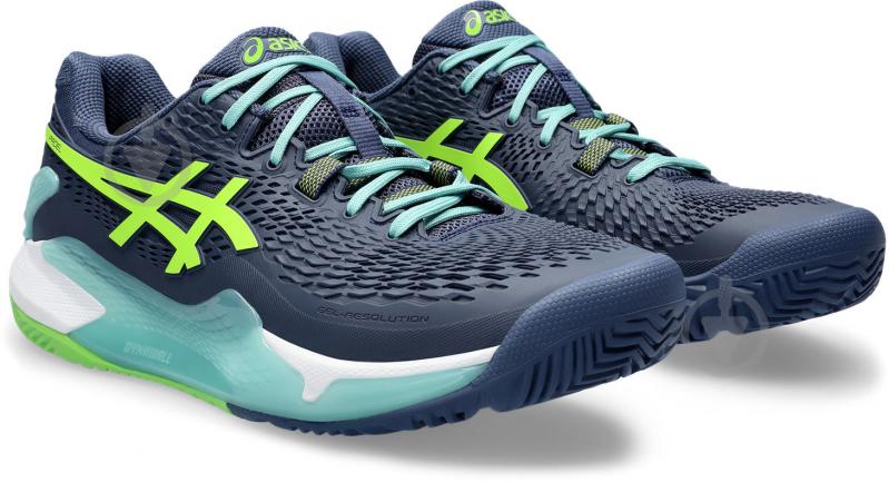 Кроссовки мужские демисезонные Asics GEL-RESOLUTION 9 PADEL 1041A334_402 р.44 синие - фото 4