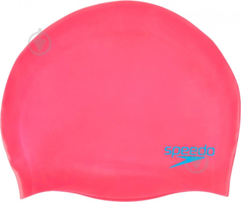 Шапочка для плавання Speedo Plain Moulded Silicone Junior 8-70990A064 one size рожевий - фото 1