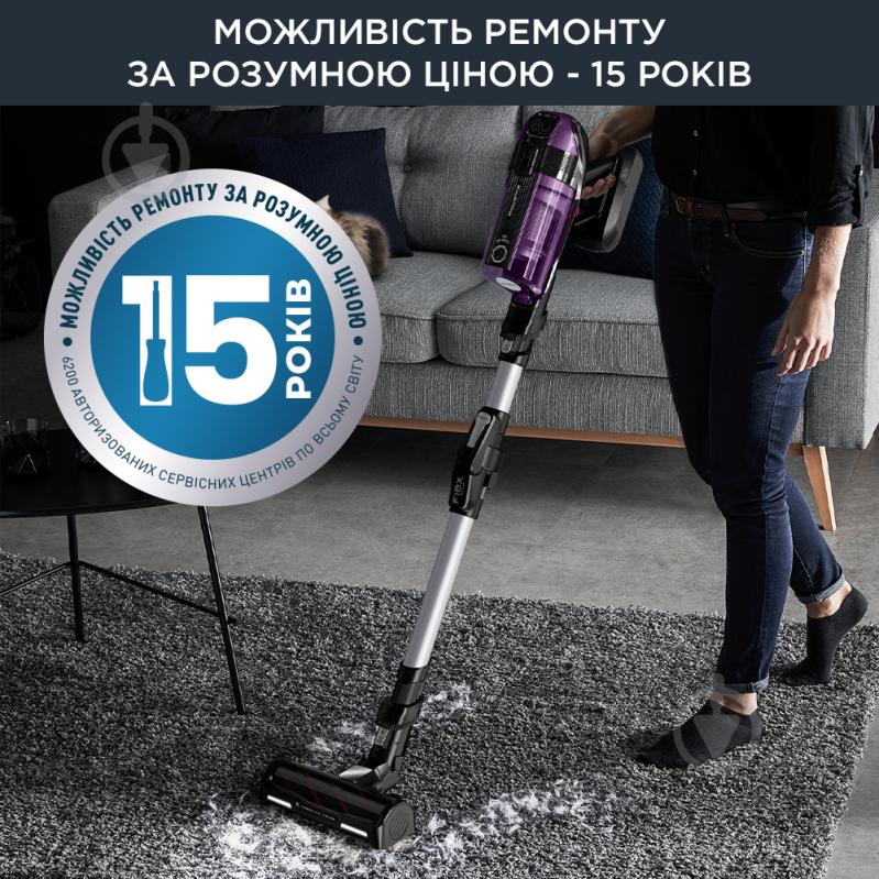 Пилосос акумуляторний Rowenta X-Force Flex 12.60 Allergy Care RH98A0WO black - фото 10