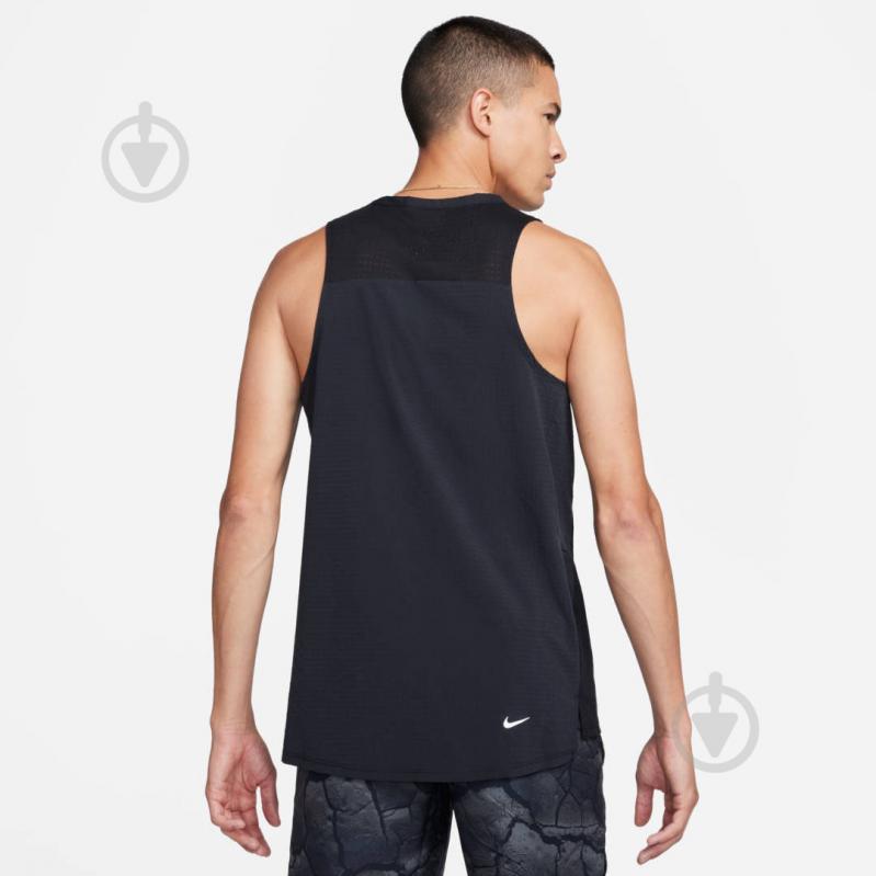 Майка Nike M NK DF TRAIL TANK SOLID FJ5336-010 р.XL чорний - фото 2