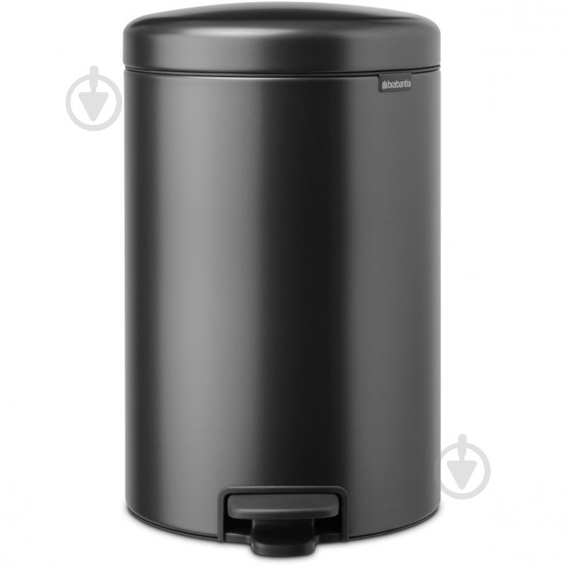 Бак для сміття Brabantia NewIcon Pedal Bin 20 л графітовий (233500) - фото 1