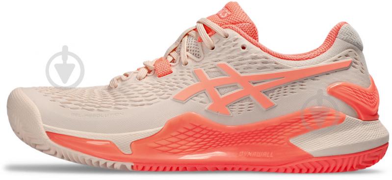 Кросівки жіночі демісезонні Asics GEL-RESOLUTION 9 CLAY 1042A224_700 р.40 коралові - фото 3