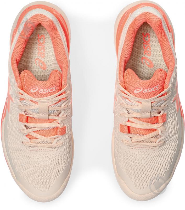 Кросівки жіночі демісезонні Asics GEL-RESOLUTION 9 CLAY 1042A224_700 р.40 коралові - фото 7