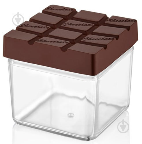 Емкость для хранения Chocolate & Biscuit 9.7 x 9.7 x 8.7 см ( L-00775)	в ассортименте Qlux - фото 1