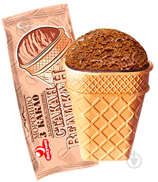 Морозиво Ласунка Великан Шоколад 100г - фото 2