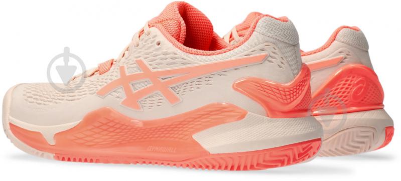 Кросівки жіночі демісезонні Asics GEL-RESOLUTION 9 CLAY 1042A224_700 р.36 коралові - фото 5