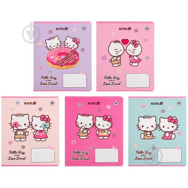 Тетрадь школьная 12 лист. клетка Hello Kitty-2 KITE - фото 1 Тетрадь школьная 12 лист. клетка Hello Kitty-2 KITE - фото 1