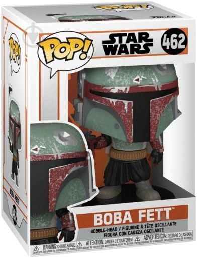 Фігурка Funko Bobble Star Wars Mandalorian Boba Fett 54524 (FUN25491301) - фото 2