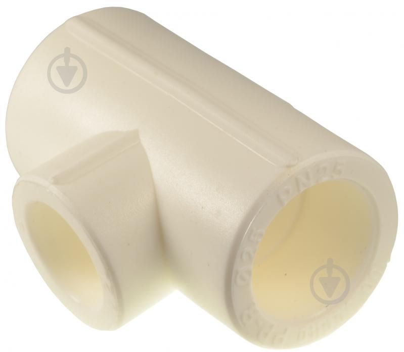 Трійник редукційний Berke Plastik білий PP-R 25/20/25 - фото 1 Трійник редукційний Berke Plastik білий PP-R 25/20/25 - фото 1