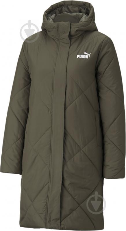 Пальто Puma ESS Padded Coat 58765044 р.XL зеленый - фото 1