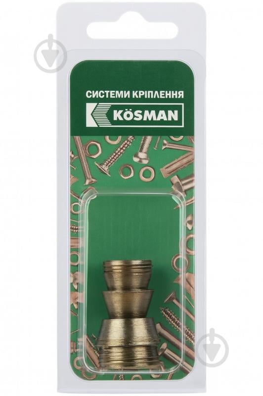 Клин конусний KOSMAN до сокири сталевий 12 мм 2 шт. - фото 1 Клин конусний KOSMAN до сокири сталевий 12 мм 2 шт. - фото 1
