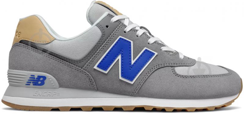 Кроссовки мужские демисезонные New Balance ML574NE2 р.42,5 серо-синие - фото 1