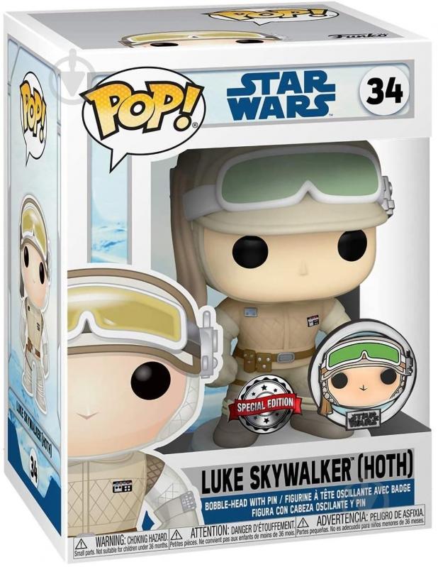 Фігурка Funko POP! Bobble Star Wars ATG Luke Skywalker w/Pin (Exc) (FUN25491681) - фото 2