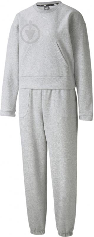 Спортивный костюм Puma Loungewear Suit 84585504 р. XL серый - фото 1