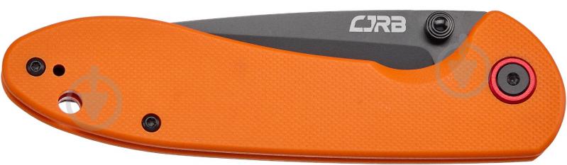 Нож складной CJRB Feldspar Black Blade, AR-RPM9 Steel, ц:orange 2798.03.02 - фото 4