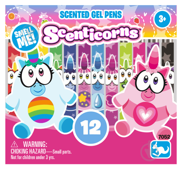 Набор ароматизированных ручек Kangaru Scenticorns 12 шт. KN7052 - фото 1