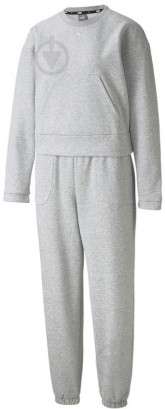 Спортивний костюм Puma Loungewear Suit 84585504 р. S сірий - фото 1