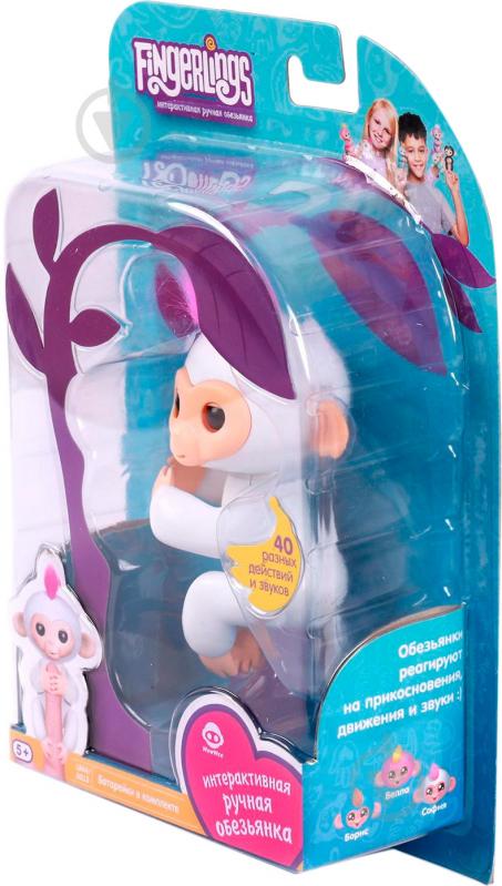 Игрушка интерактивная Wow Wee обезьянка София W3700/37023 - фото 8 Игрушка интерактивная Wow Wee обезьянка София W3700/37023 - фото 8