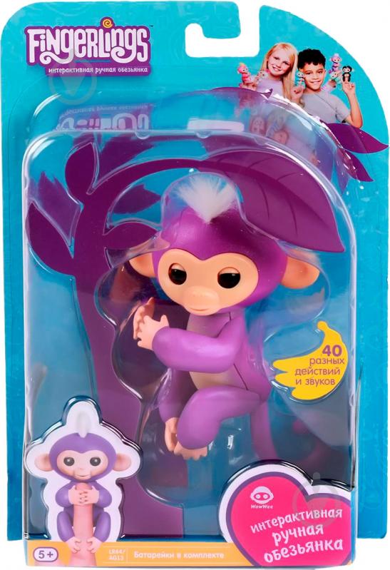 Іграшка інтерактивна Wow Wee мавпочка Мія W3700/37047 - фото 4 Іграшка інтерактивна Wow Wee мавпочка Мія W3700/37047 - фото 4