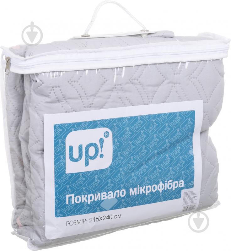 Покривало Ultrasound 215x240 см UP! (Underprice) сірий/рожевий - фото 5