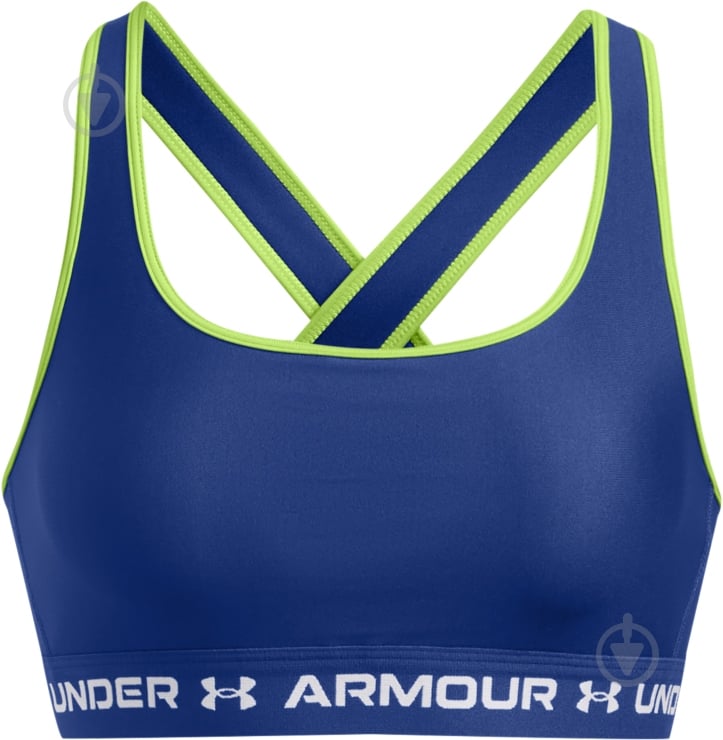 Бра Under Armour CROSSBACK MID BRA 1361034-432 р.M синий - фото 14