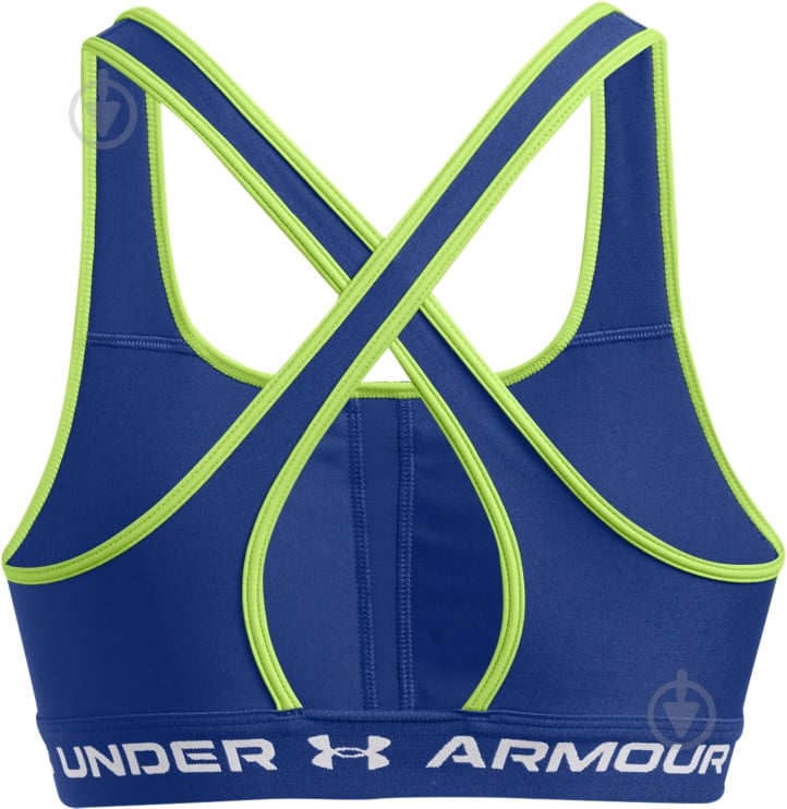 Бра Under Armour CROSSBACK MID BRA 1361034-432 р.M синий - фото 15