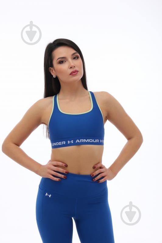 Бра Under Armour CROSSBACK MID BRA 1361034-432 р.M синій - фото 2