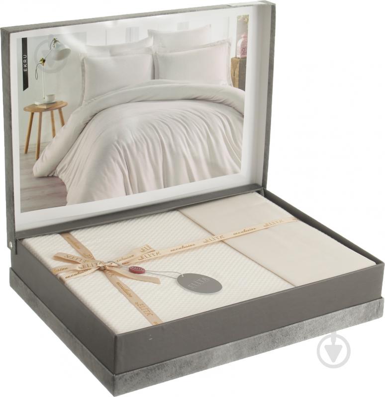 Комплект постельного белья Armor 2 айвори Sesli Tekstil - фото 3