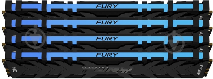 Оперативна пам'ять Kingston DDR4 SDRAM 32 GB (4x8GB) 3600 MHz (KF436C16RBAK4/32) FURY Renegade RGB - фото 2