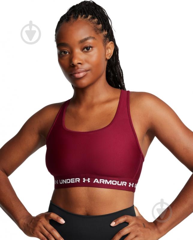 Бра Under Armour CROSSBACK MID BRA 1361034-625 р.M червоний - фото 2