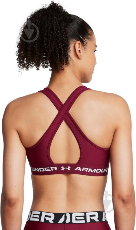 Бра Under Armour CROSSBACK MID BRA 1361034-625 р.M червоний - фото 4