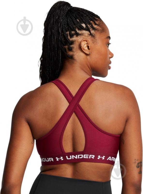 Бра Under Armour CROSSBACK MID BRA 1361034-625 р.M червоний - фото 5