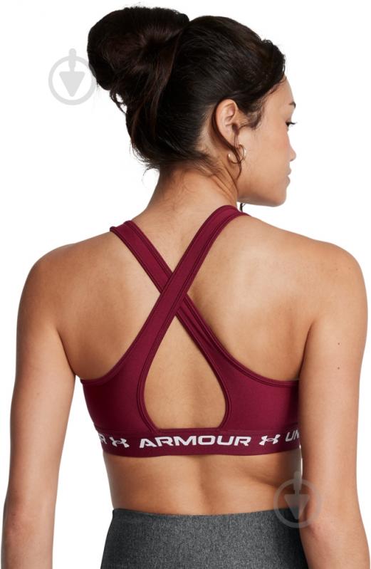 Бра Under Armour CROSSBACK MID BRA 1361034-625 р.M червоний - фото 6