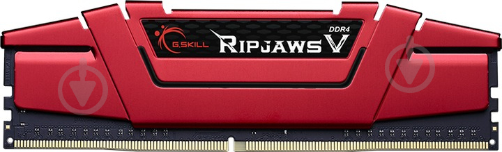 Оперативная память G.Skill DDR4 SDRAM 8 GB (2x4GB) 2400 MHz (F4-2400C17D-8GVR) Ripjaws V Red - фото 3